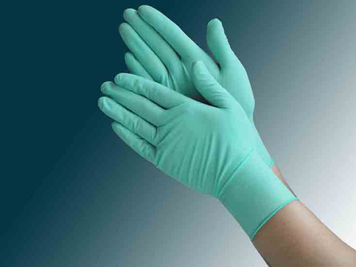 Большинство покрытых пудрой медицинских перчаток  будут запрещены в США
