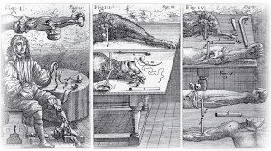 Рис. Ілюстрації Йоганна Сигізмунда Ельсгольца  до його роботи «Clysmatica nova», надрукованої в Берліні у 1667 році