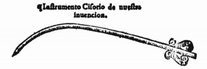 Рис. 2. Мочевой катетер Франциска Паоло, 1588 г.