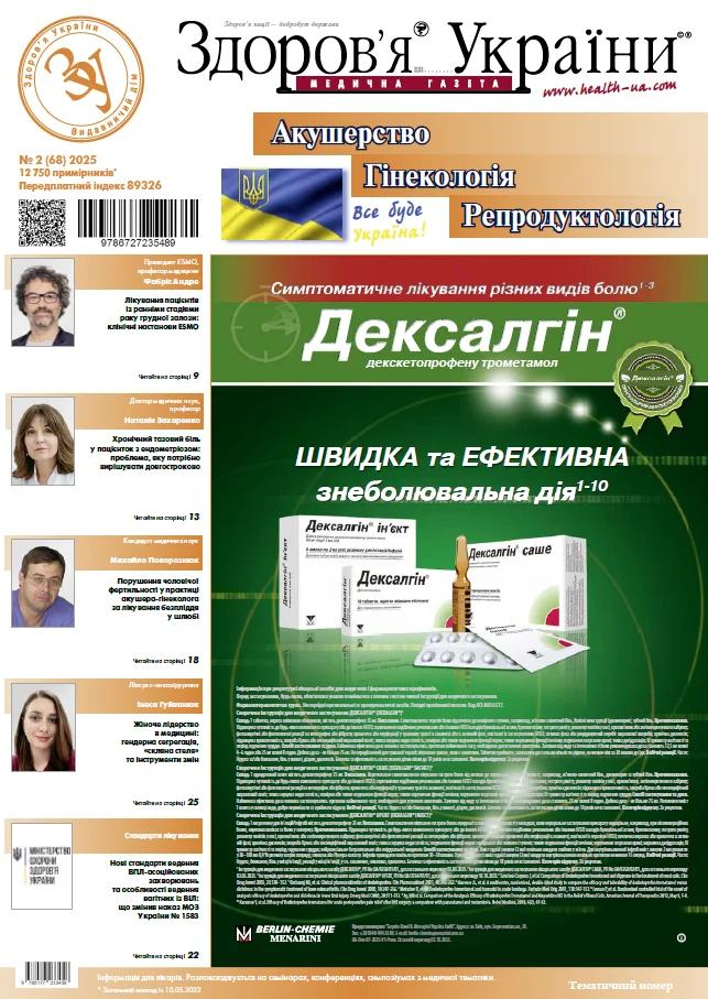 Тематичний номер «Акушерство. Гінекологія. Репродуктологія» № 2 (68) 2026 р.